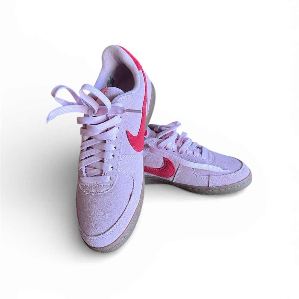 Nike Pink and Red Athletic Shoes
